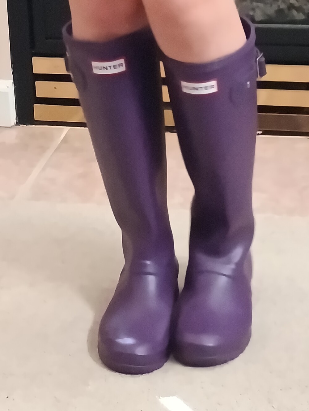 Hunter New Norris Field Adjustable Tall Rain Boots US6